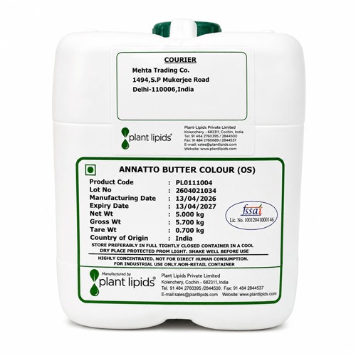 Plant Lipid Annatto Butter Colour